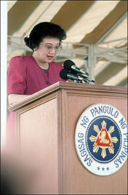 '코라손 아키노' 대통령 (1992년)
